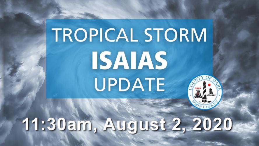 Hurricane Isaias Update August 2, 2020