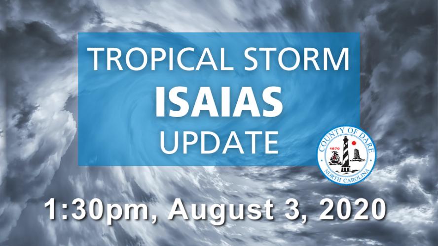 Hurricane Isaias Update August 3, 2020